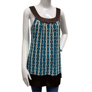 6 Degree Blue and Brown Polyester – Medium